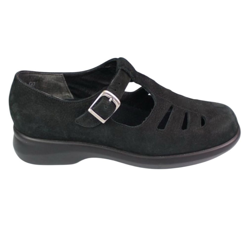 MEPHISTO Cool Air Black Suede Mary Jane Shoes Size 11 B57
